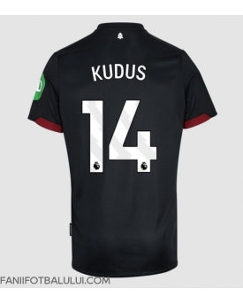 West Ham United Mohammed Kudus #14 Tricou Fotbal Replică 2024-25 Barbati Deplasare